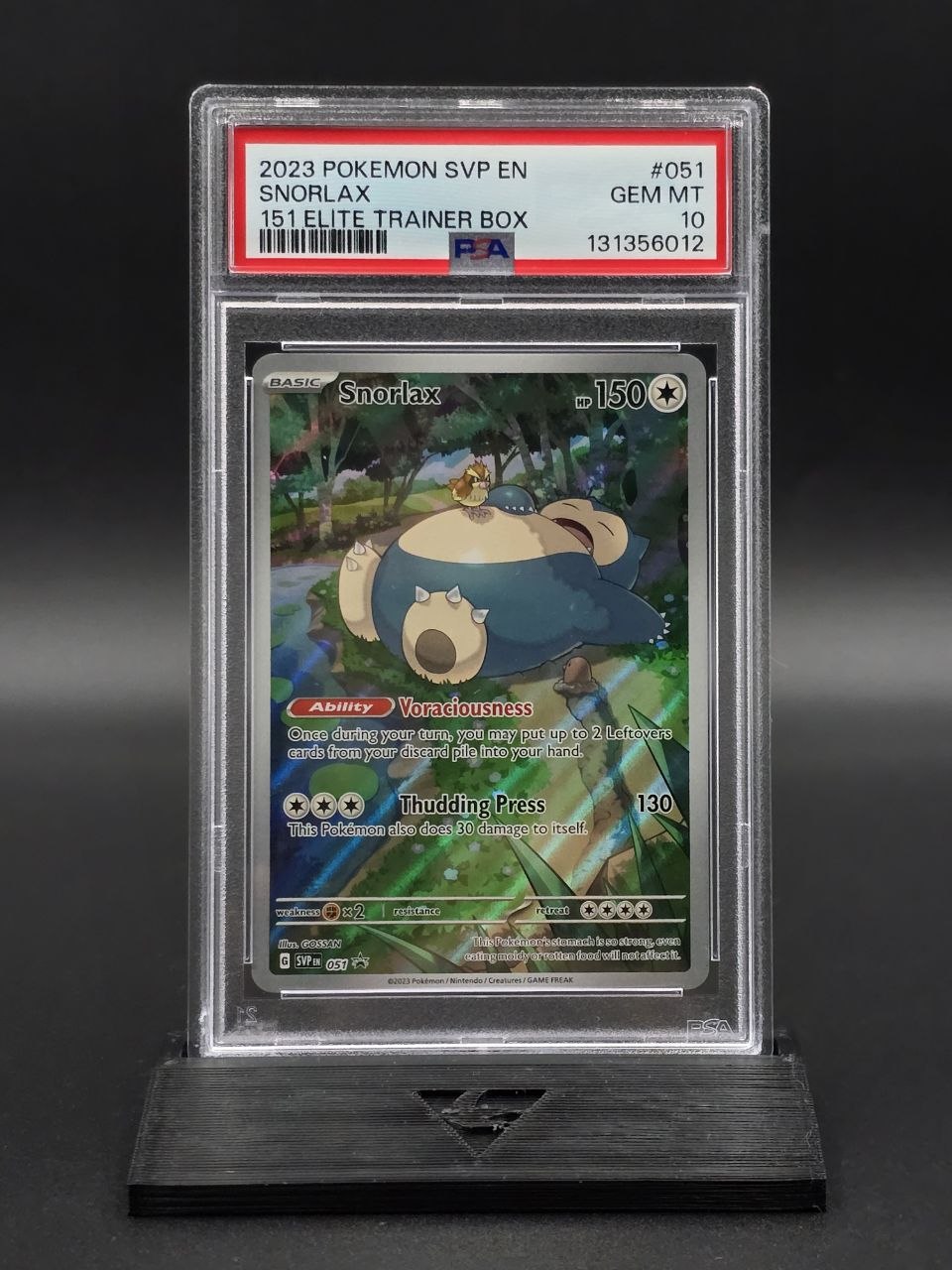 Snorlax #51 Pokémon Promo PSA 10 / 🇬🇧