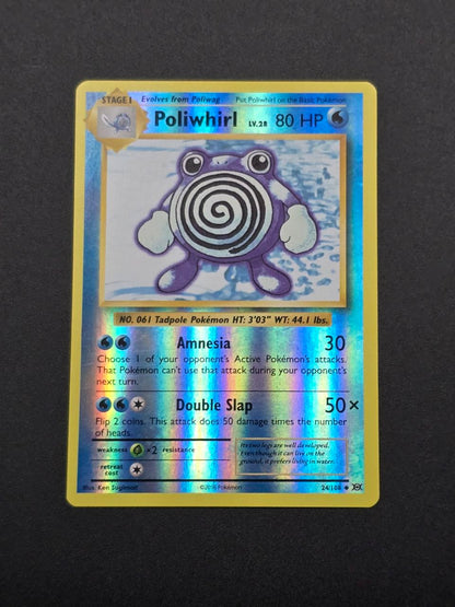 Poliwhirl [Reverse Holo] #24 XY Evolutions NM / 🇬🇧