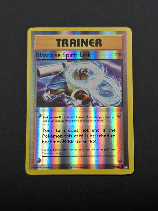 Blastoise Spirit Link [Reverse Holo] #73 XY Evolutions NM / 🇬🇧