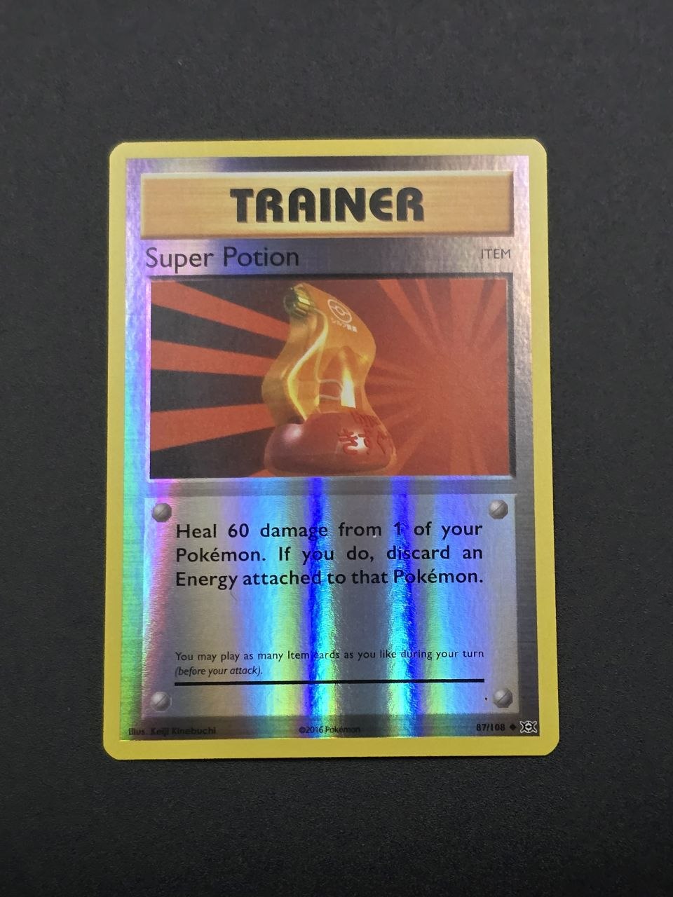 Super Potion [Reverse Holo] #87 XY Evolutions NM / 🇬🇧