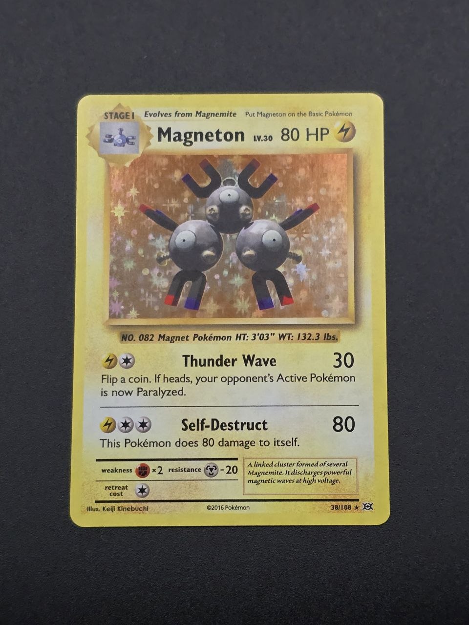 Magneton [Holo] #38 XY Evolutions NM / 🇬🇧