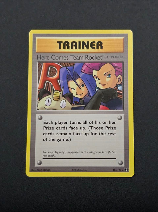 Here Comes Team Rocket! #113 XY Evolutions NM / 🇬🇧