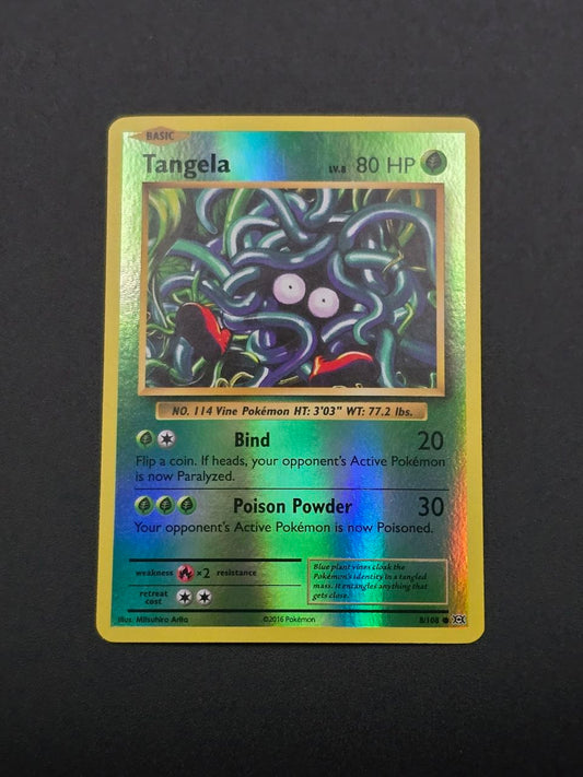 Tangela [Reverse Holo] #8 XY Evolutions NM / 🇬🇧