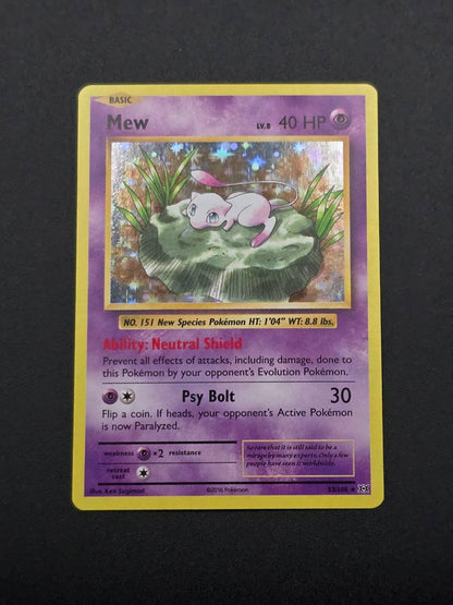 Mew [Holo] #53 XY Evolutions NM / 🇬🇧