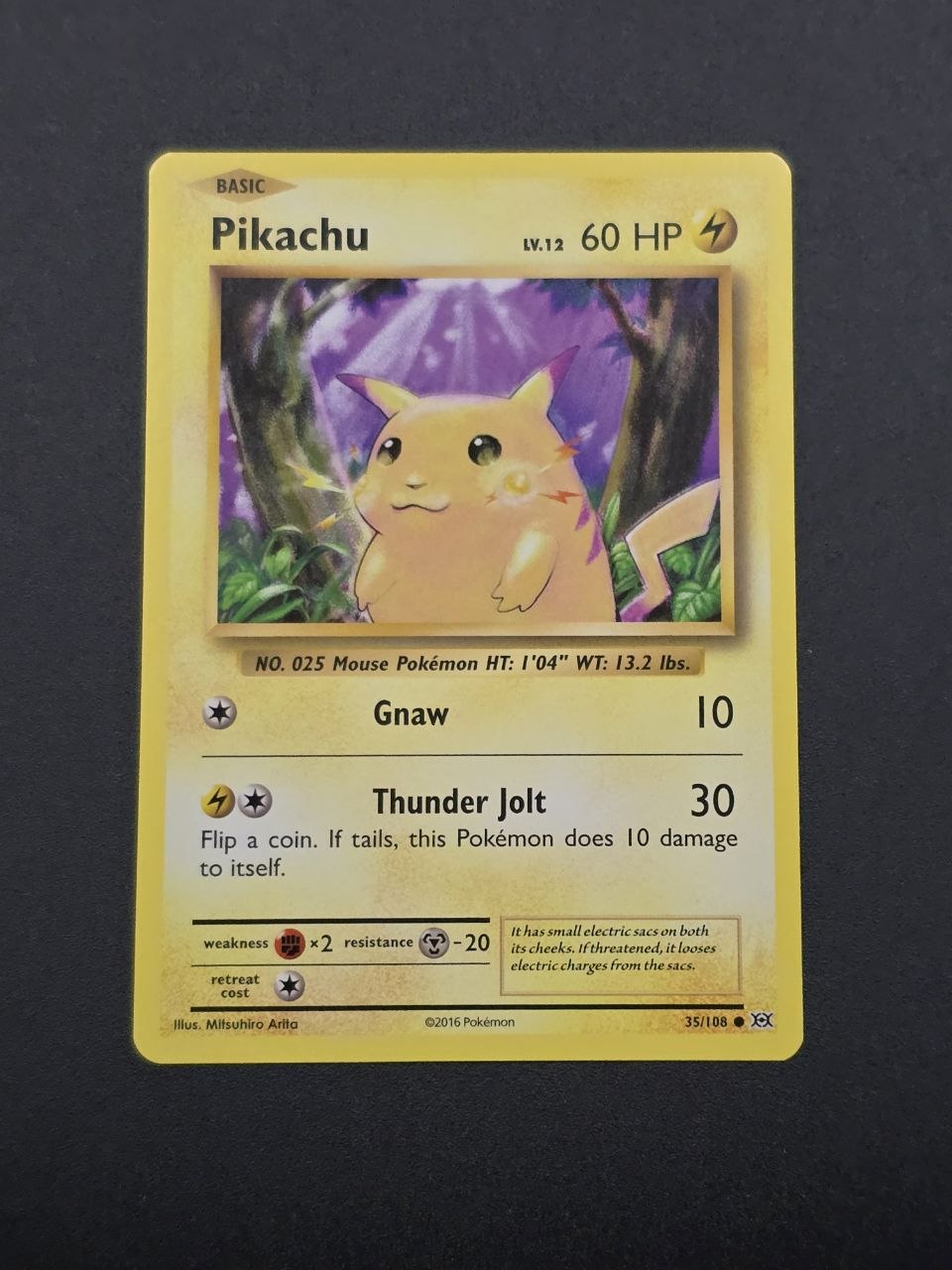 Pikachu #35 XY Evolutions NM / 🇬🇧