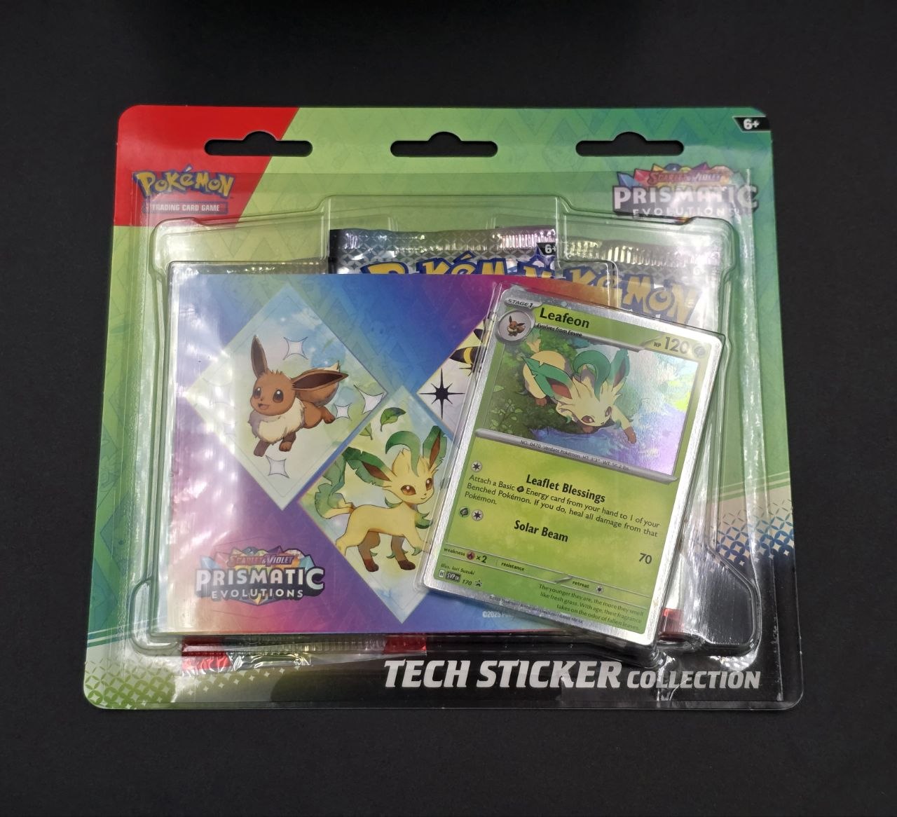 Tech Sticker Prismatic Evolutions packs random (3 boosters, 1 promo) / 🇬🇧