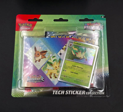 Tech Sticker Prismatic Evolutions packs random (3 boosters, 1 promo) / 🇬🇧