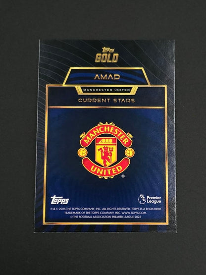 Topps 2025-26 Premier League Amad Current Stars Gold / 🇬🇧
