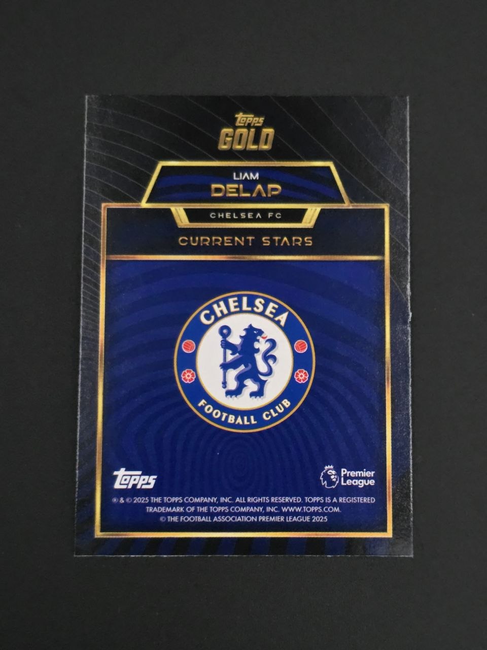 Topps 2025-26 Premier League Liam Delap Current Stars Gold / 🇬🇧