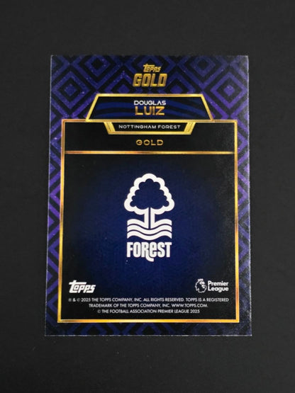 Topps 2025-26 Premier League Douglas Luiz Gold / 🇬🇧