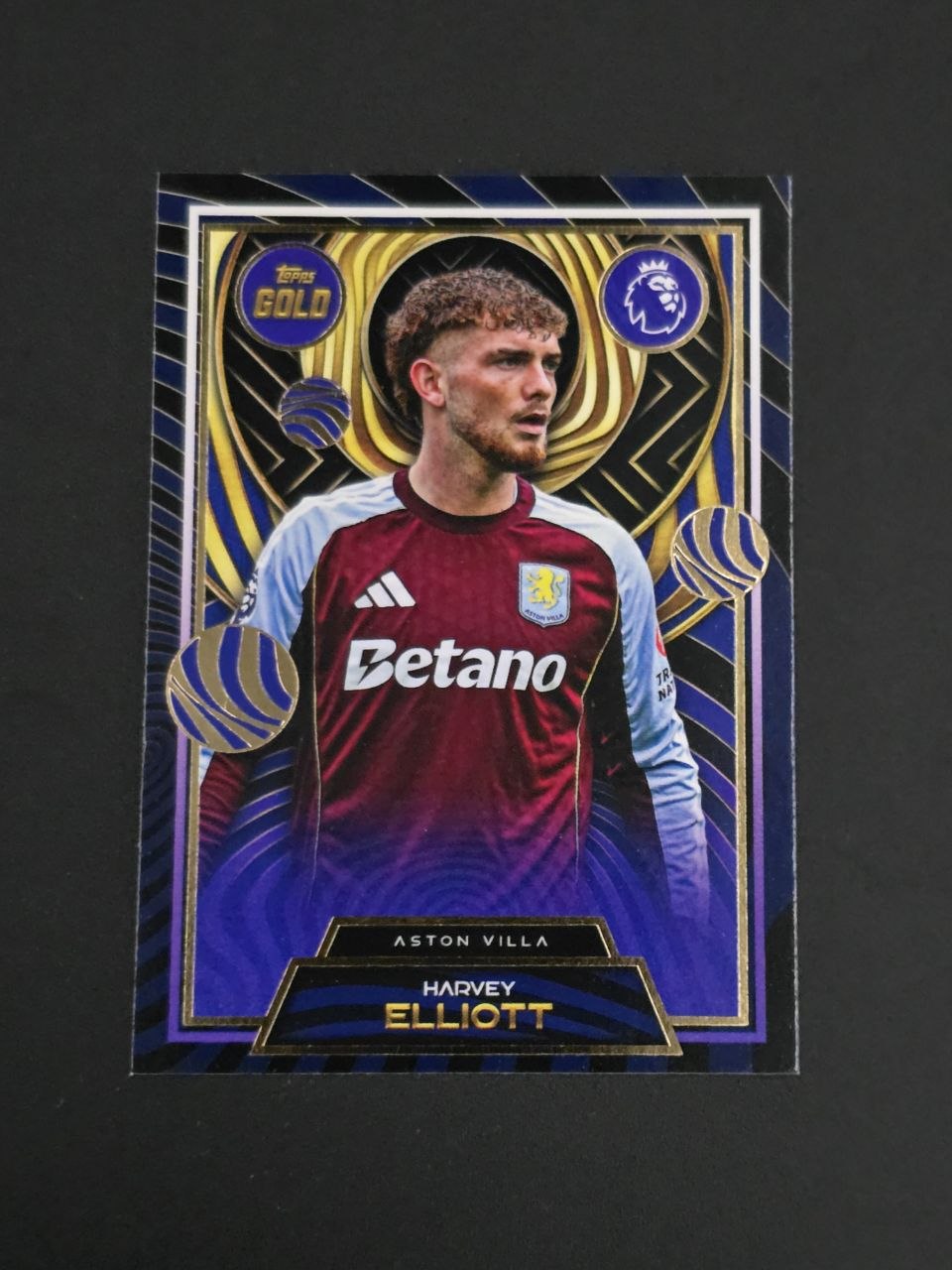 Topps 2025-26 Premier League Harvey Elliott Current Stars Gold / 🇬🇧