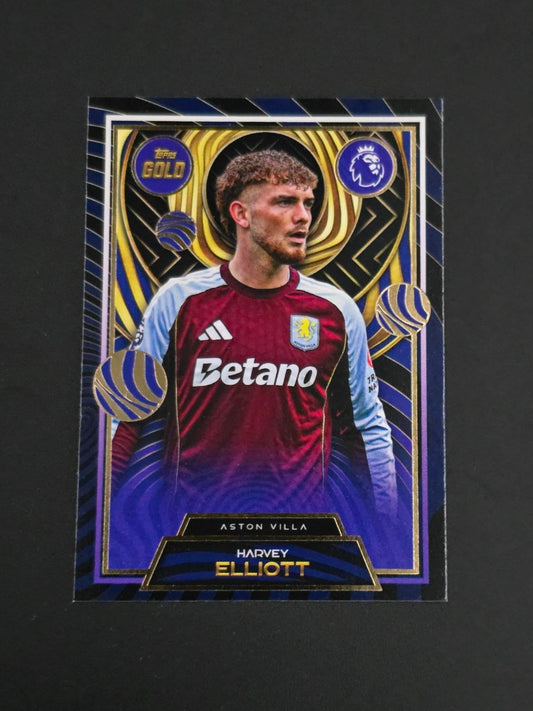Topps 2025-26 Premier League Harvey Elliott Current Stars Gold / 🇬🇧