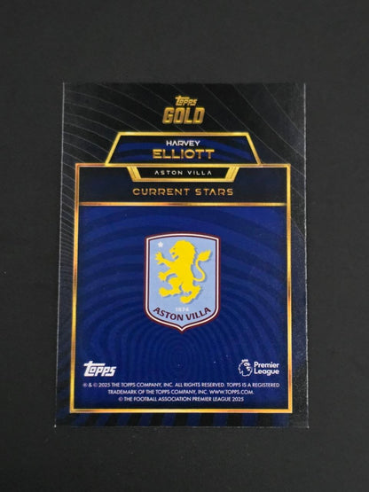 Topps 2025-26 Premier League Harvey Elliott Current Stars Gold / 🇬🇧