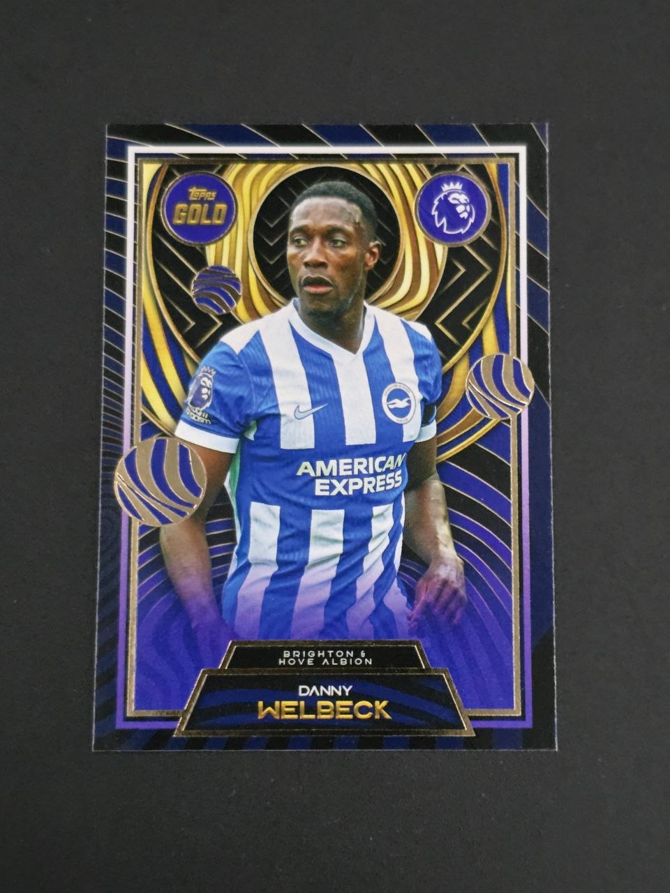 Topps 2025-26 Premier League Danny Welbeck Current Stars Gold / 🇬🇧