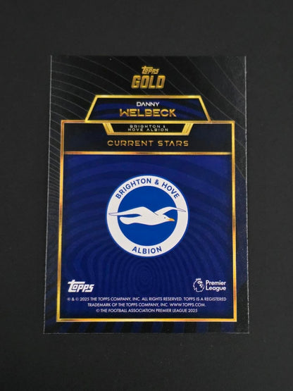 Topps 2025-26 Premier League Danny Welbeck Current Stars Gold / 🇬🇧