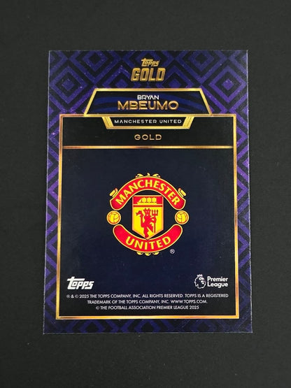 Topps 2025-26 Premier League Bryan Mbeumo Gold / 🇬🇧