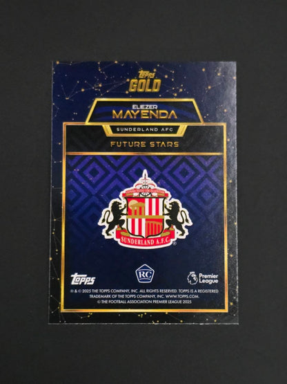 Topps 2025-26 Premier League Eliezer Mayenda Future Stars Gold RC / 🇬🇧
