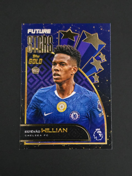 Topps 2025-26 Premier League Estêvão Willian Future Stars Gold RC / 🇬🇧