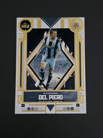 Topps 2025-26 UEFA Club Competitions Alessandro Del Piero Golden Boot Winners / 🇬🇧