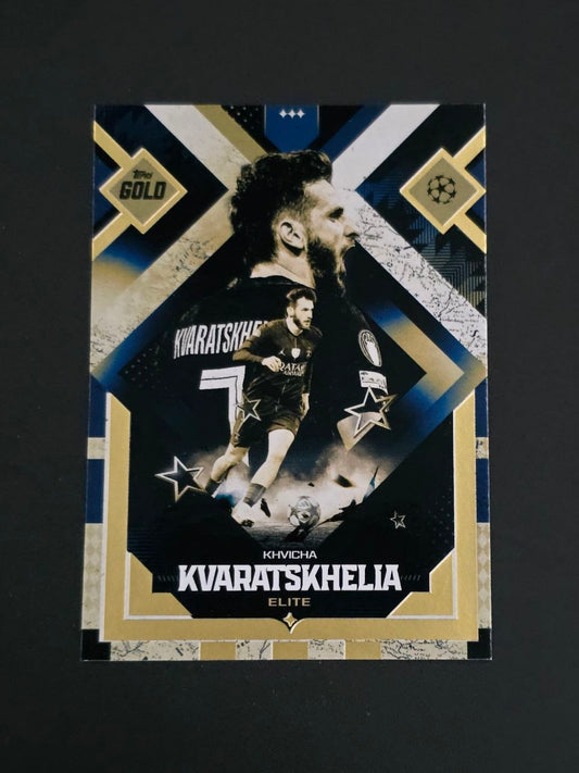 Topps 2025-26 UEFA Club Competitions Khvicha Kvaratskhelia Elite / 🇬🇧