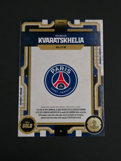 Topps 2025-26 UEFA Club Competitions Khvicha Kvaratskhelia Elite / 🇬🇧