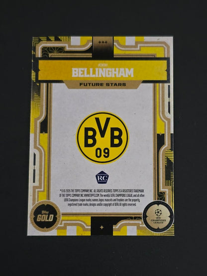 Topps 2025-26 UEFA Club Competitions Jobe Bellingham Future Stars RC / 🇬🇧