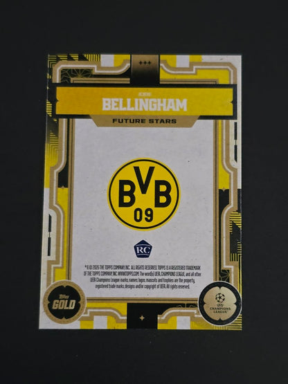Topps 2025-26 UEFA Club Competitions Jobe Bellingham Future Stars RC / 🇬🇧