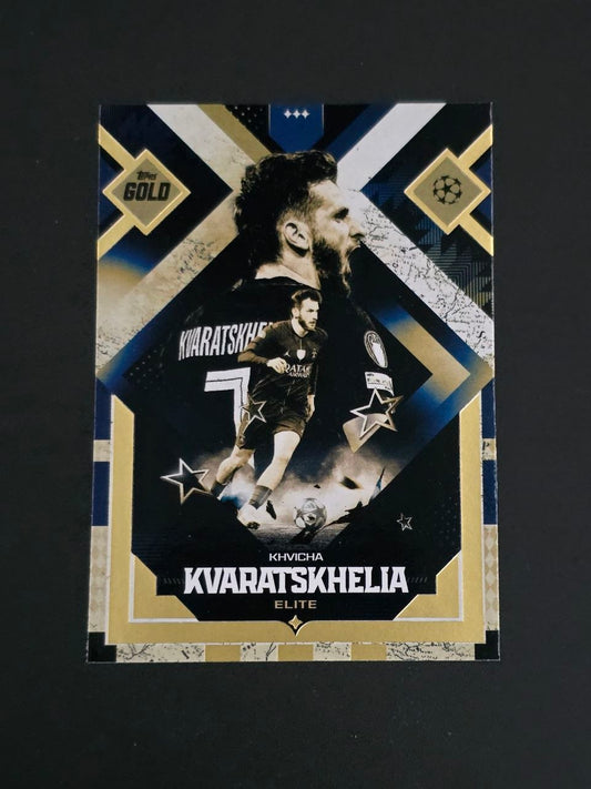 Topps 2025-26 UEFA Club Competitions Khvicha Kvaratskhelia Elite / 🇬🇧