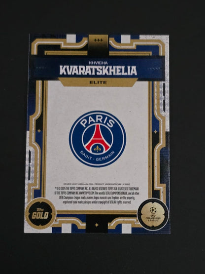 Topps 2025-26 UEFA Club Competitions Khvicha Kvaratskhelia Elite / 🇬🇧