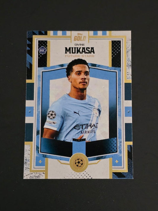 Topps 2025-26 UEFA Club Competitions Divine Mukasa Future Stars RC / 🇬🇧