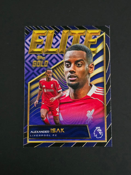 Topps 2025-26 Premier League Alexander Isak Elite Gold / 🇬🇧