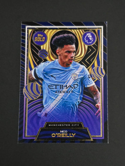 Topps 2025-26 Premier League Nico O'Reilly Current Stars Gold / 🇬🇧