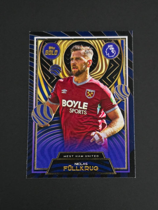 Topps 2025-26 Premier League Niclas Füllkrug Current Stars Gold / 🇬🇧
