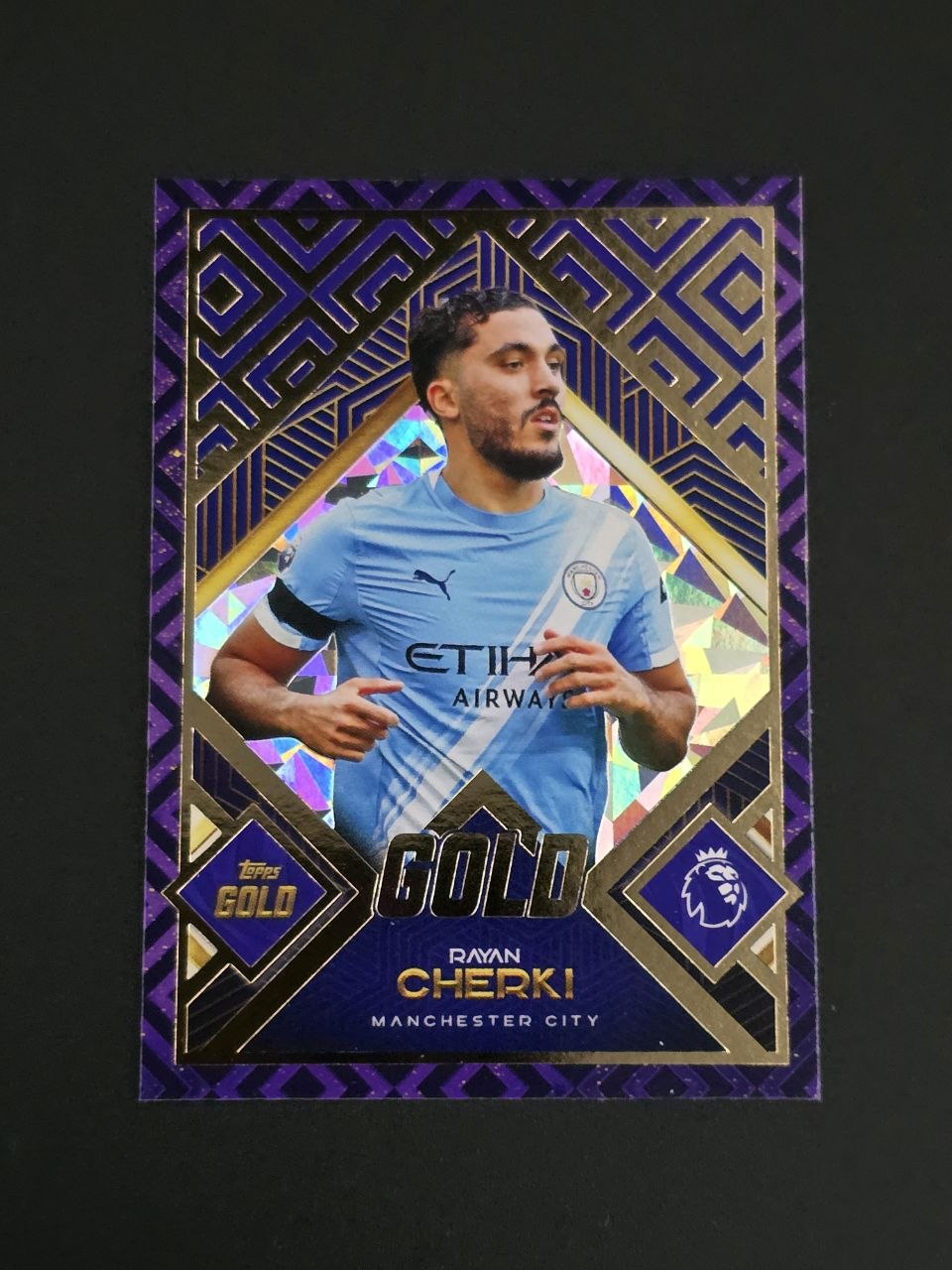 Topps 2025-26 Premier League Rayan Cherki Gold / 🇬🇧