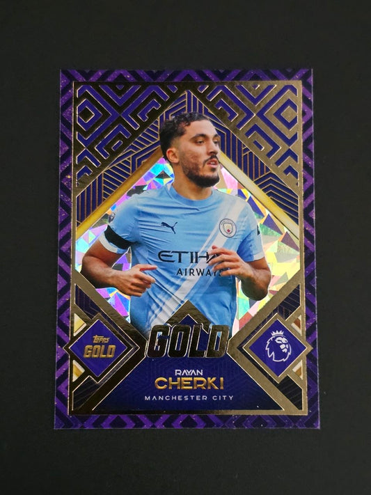 Topps 2025-26 Premier League Rayan Cherki Gold / 🇬🇧