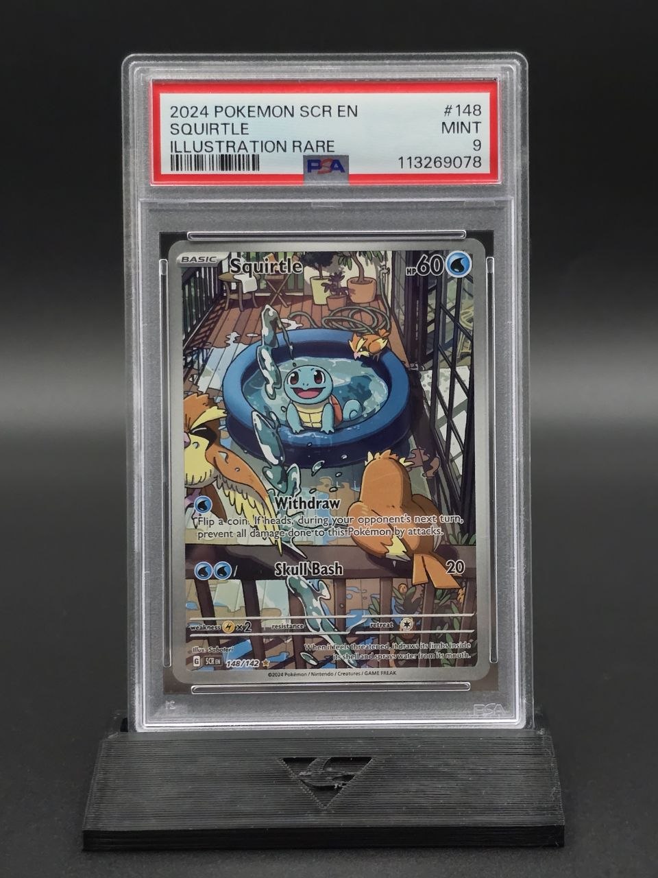 Squirtle #148 Stellar Crown PSA 9 / 🇬🇧