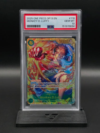 One Piece Monkey D. Luffy OP13-118 PSA 10 / 🇬🇧