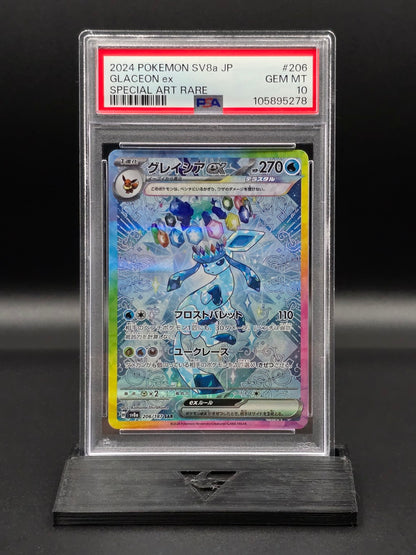 Glaceon ex #206 Terastal Festival SV8a PSA 10 / 🇯🇵