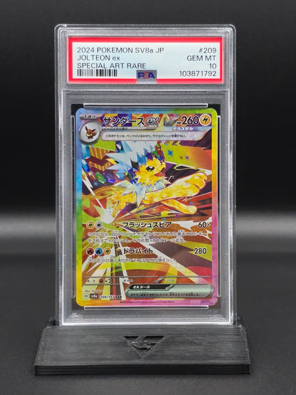 Jolteon ex #209 Terastal Festival SV8a PSA 10 / 🇯🇵