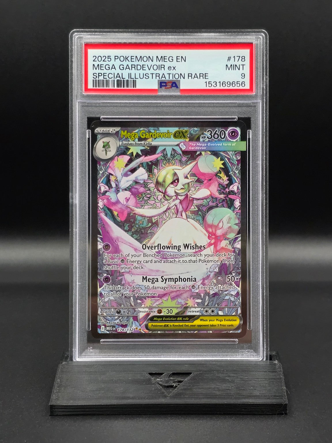 Mega Gardevoir ex #178 Mega Evolution MEG PSA 9 / 🇬🇧
