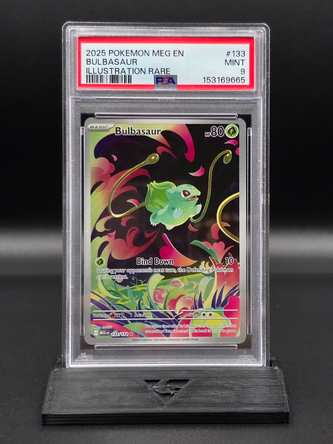 Bulbasaur #133 Mega Evolution MEG PSA 9 / 🇬🇧