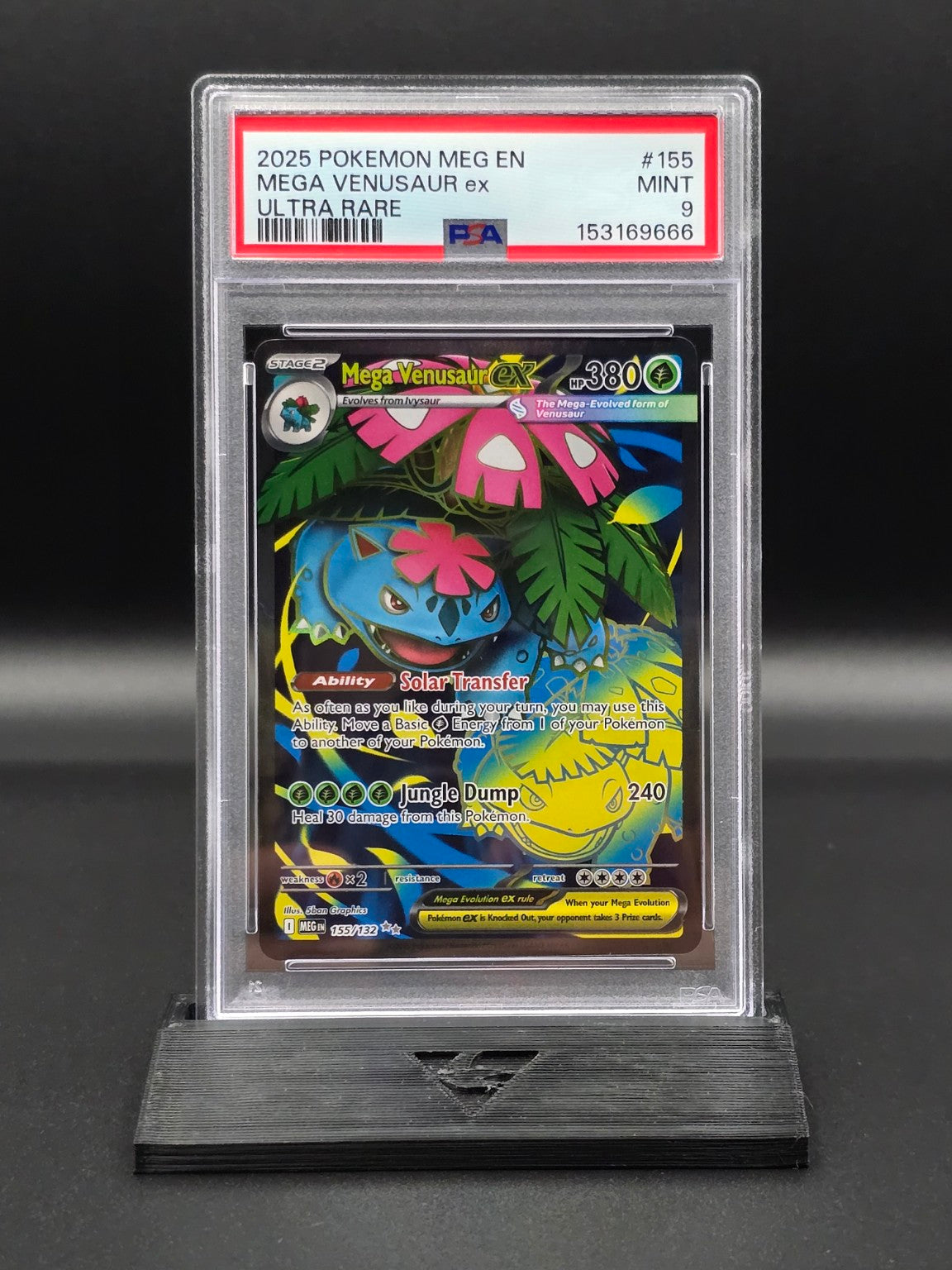 Mega Venusaur ex #155 Mega Evolution MEG PSA 9 / 🇬🇧