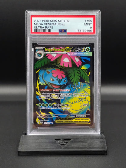 Mega Venusaur ex #155 Mega Evolution MEG PSA 9 / 🇬🇧