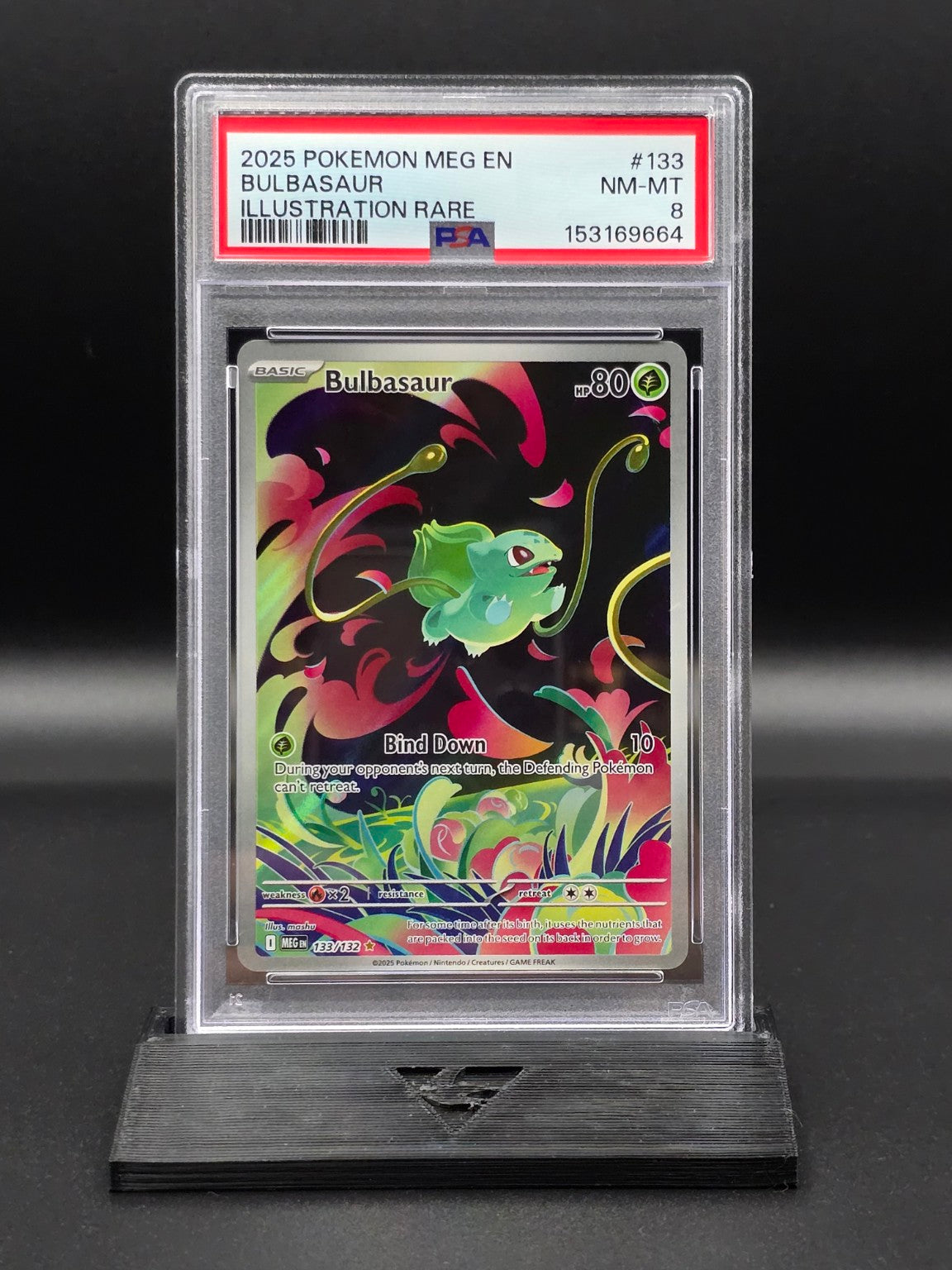 Bulbasaur #133 Mega Evolution MEG PSA 8 / 🇬🇧
