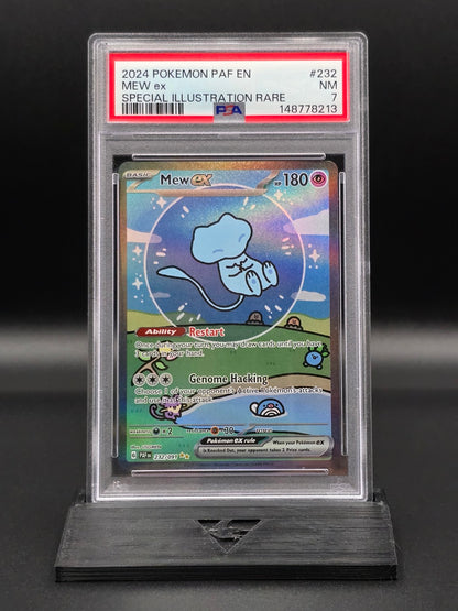 Mew ex #232 Paldean Fates PAF PSA 7 / 🇬🇧