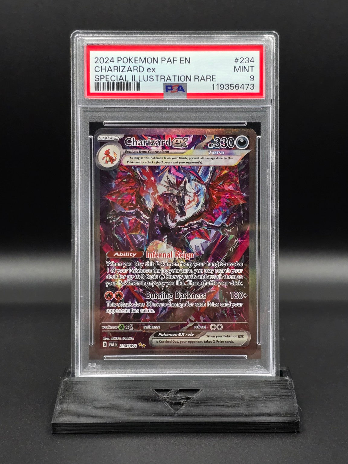 Charizard ex #234 Paldean Fates PAF PSA 9 / 🇬🇧