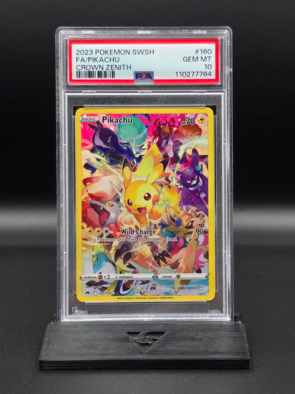 Pikachu #160 Crown Zenith PSA 10 / 🇬🇧