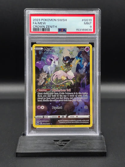 Mew #GG10 Crown Zenith PSA 9 / 🇬🇧