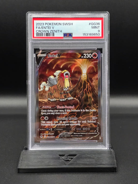 Entei V #GG36 Crown Zenith PSA 9 / 🇬🇧
