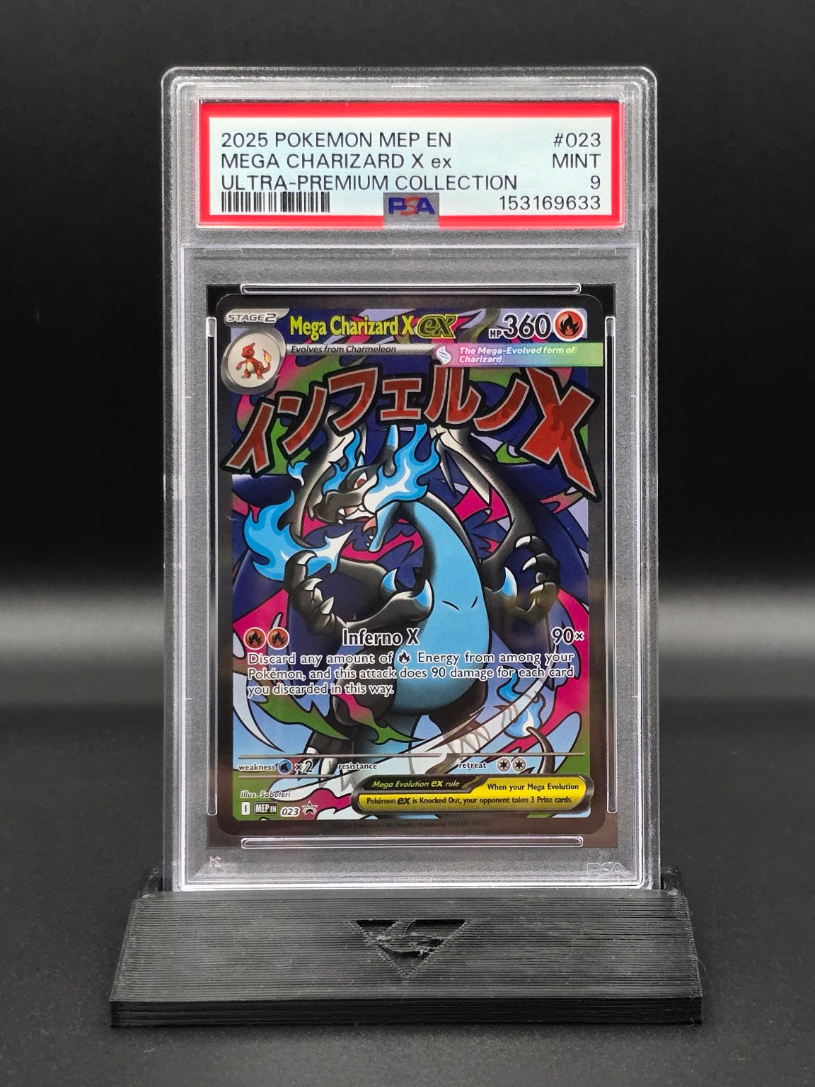 Mega Charizard X ex #23 Promo PSA 9 / 🇬🇧